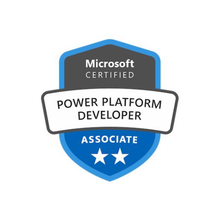 Microsoft Certified Power Platform Developer Associate badge