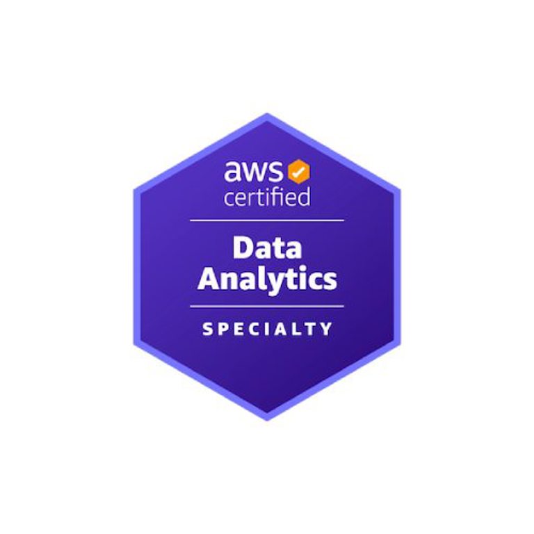 AWS Certified Data Analytics Specialty badge